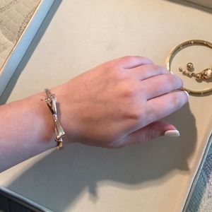 Rose gold Kate spade bow bracelet